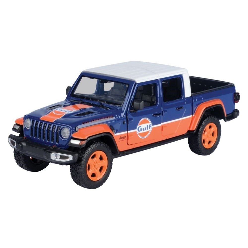 Motor Max 1/27 2021 Jeep Gladiator Rubicon with Gulf Livery - Hobbytech Toys