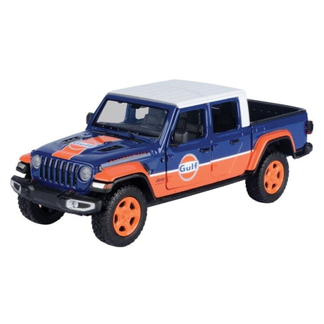 Motor Max 1/27 2021 Jeep Gladiator Rubicon with Gulf Livery - Hobbytech Toys