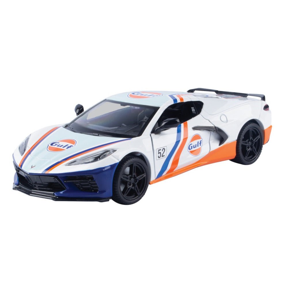 Motor Max 1/24 2020 Corvette C8 with Gulf Livery - Hobbytech Toys