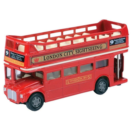 Motor Max 5in Open Top London Bus - Hobbytech Toys