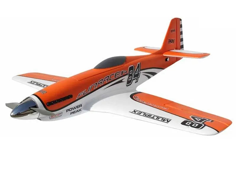 Multiplex FunRacer RC Plane, Receiver Ready, Orange, MPX1-00518 - Hobbytech Toys