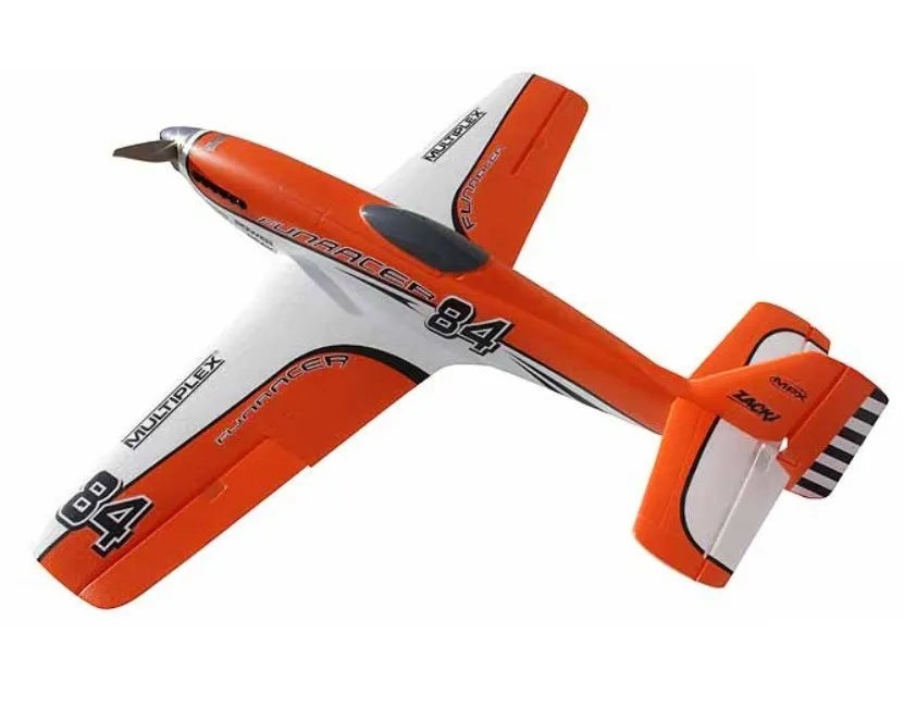 Multiplex FunRacer RC Plane, Receiver Ready, Orange, MPX1-00518 - Hobbytech Toys