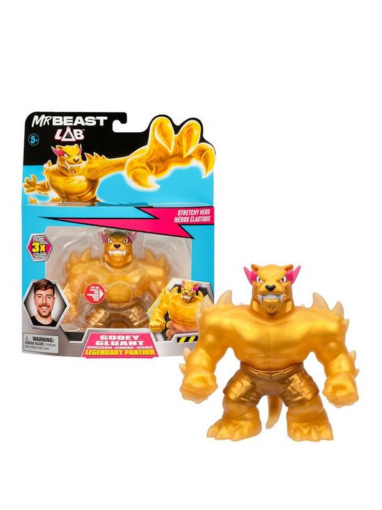 Mr Beast Lab Heroes of Goo Jit Zu Stretchy Iconic Panther - Hobbytech Toys