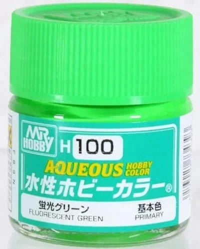 Mr Hobby Aqueous Fluorescent Green [H100] - Hobbytech Toys
