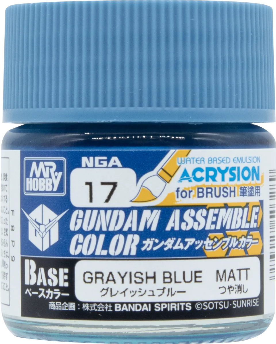 Mr Hobby Gundam Assemble Col Grey Blue Paint 10ml