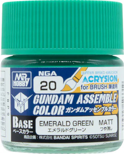 Mr Hobby Gundam Assemble Color Emerald Green Paint 10ml
