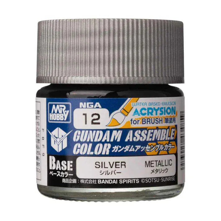 Mr Hobby Gundam Assemble Color Silver Paint 10ml