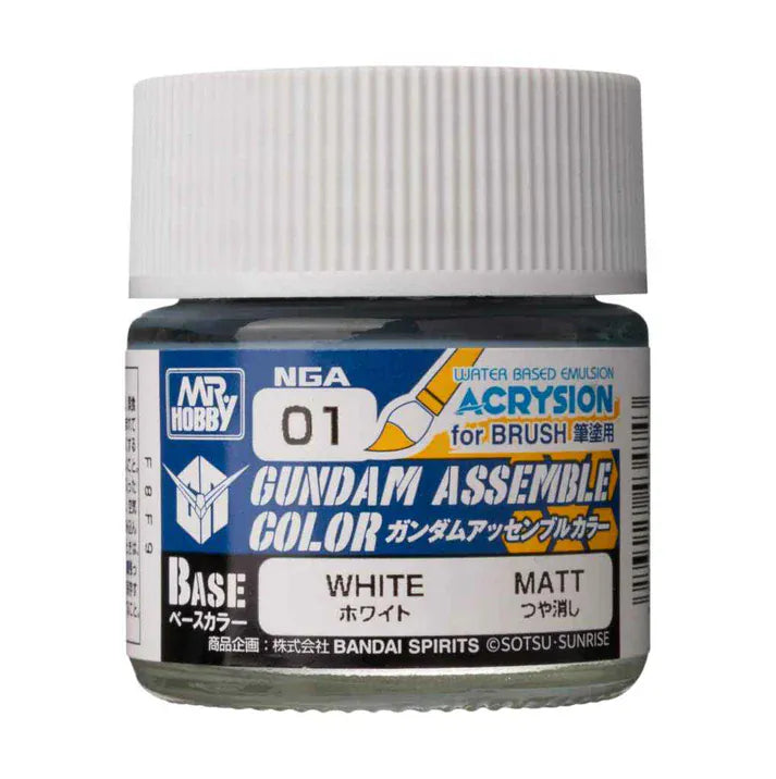 Mr Hobby Gundam Assemble Color White Paint 10ml