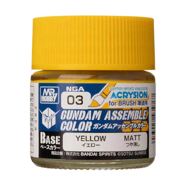 Mr Hobby Gundam Assemble Colour Yellow Paint 10ml