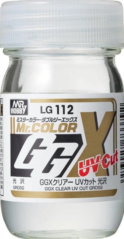 Mr Hobby LG112 Mr Colour GGX Gloss Clear UV Cut 60ml - Hobbytech Toys