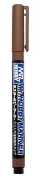 Mr Hobby Marker Super Fine Brush Brown [CM103] - Hobbytech Toys