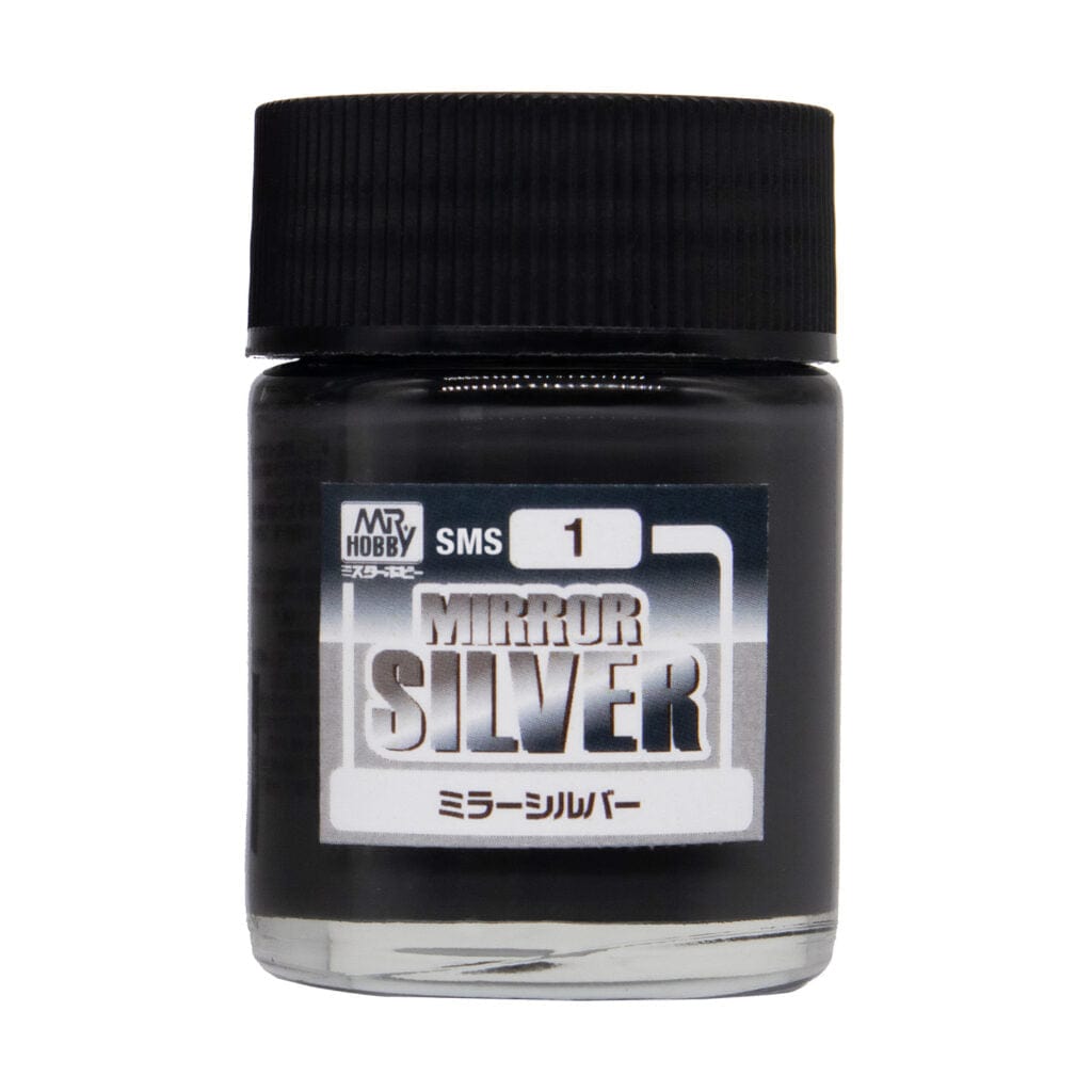 MR Hobby Mirror Silver 18ml Acrylic Resin Paint