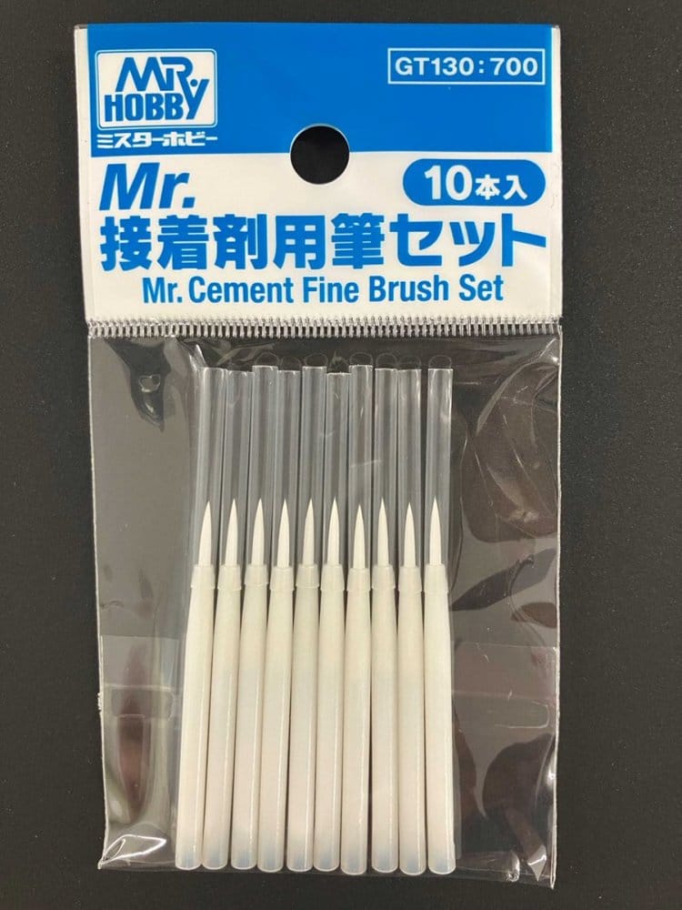 Mr Hobby Mr Cement Fine Brush Set [GT130]