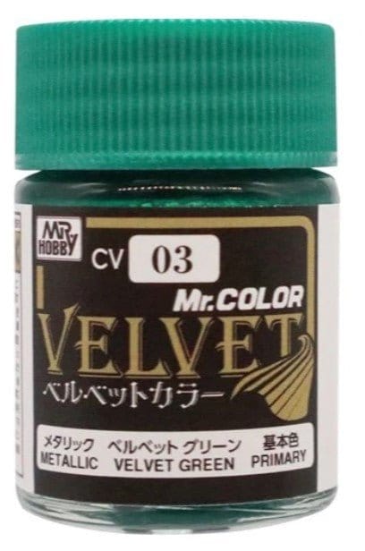 Mr Hobby Mr Velvet Colour Metallic Green [CV03] - Hobbytech Toys