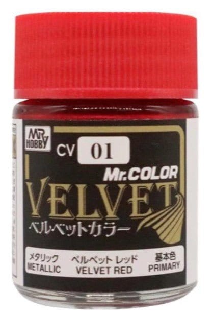 Mr Hobby Mr Velvet Colour Metallic Red [CV01] - Hobbytech Toys