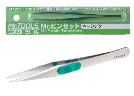 Mr Hobby MT201 Mr Straight Precision Tweezers - Hobbytech Toys