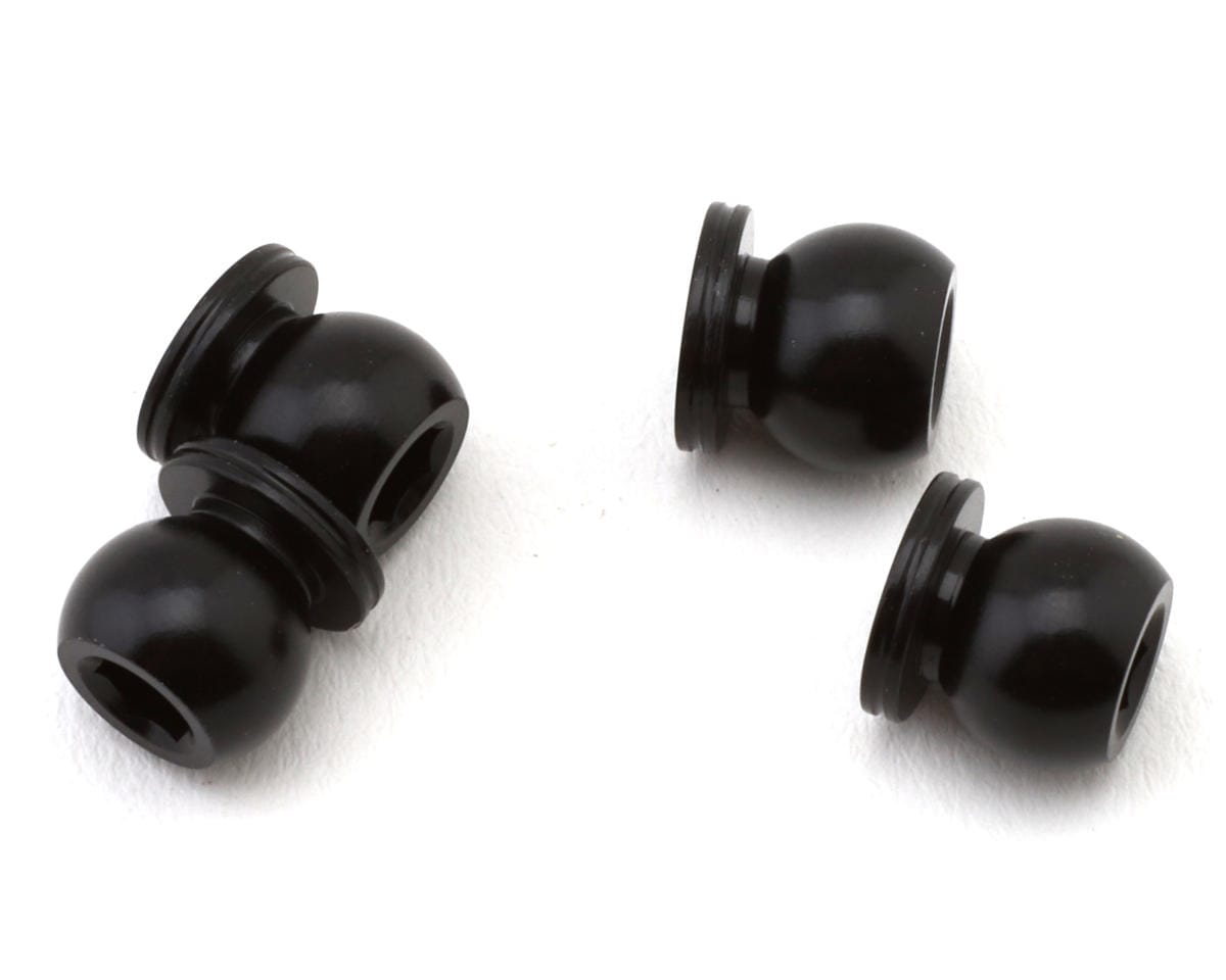 Mugen Seiki MTC3 6mm Aluminum Pivot Balls (4)