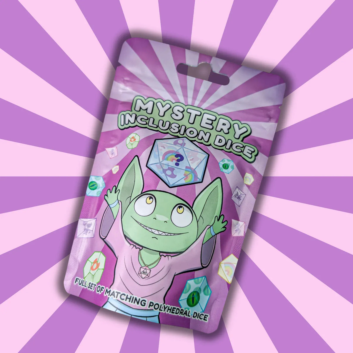 Mystery Dice Goblin - Filled/Inclusion Mystery Dice Set