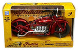 New Ray 1/12 1930 Indian Four (Burgendy) Bike Diecast Model - Hobbytech Toys