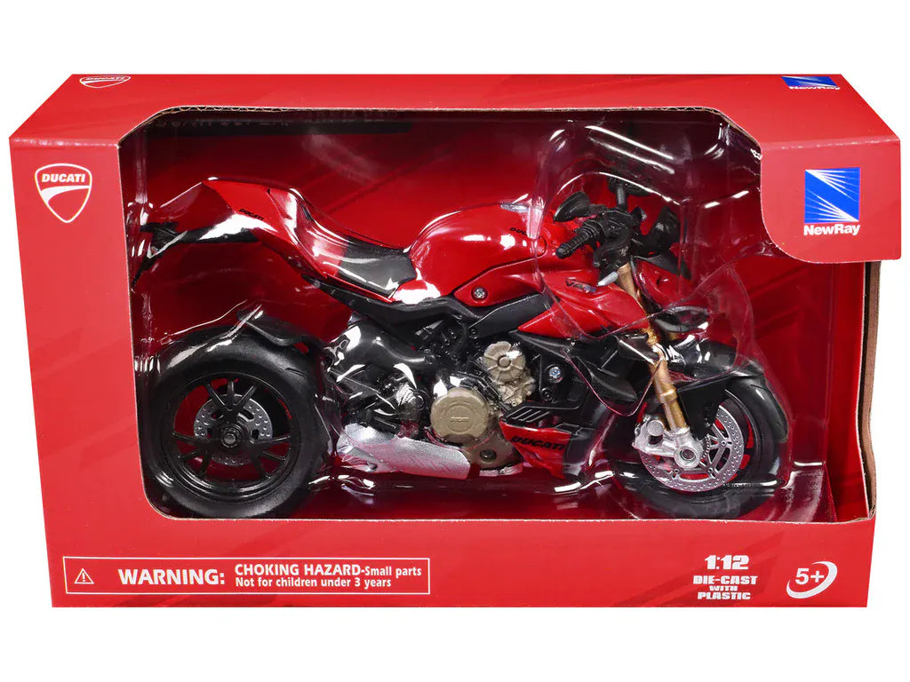 Newray 1/12 Ducati Super Naked V4S 2022 Road Bike Model