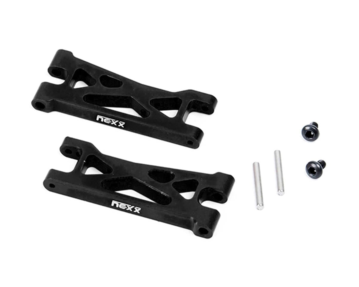 NEXX Racing Losi Micro - B Aluminum Rear Suspension Arms (Black) (2) - Hobbytech Toys