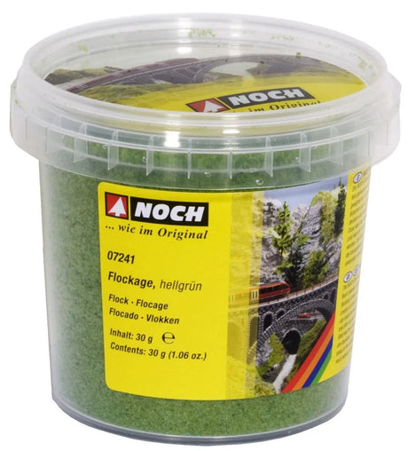 Noch Flock Light Green 30g [07241] - Hobbytech Toys