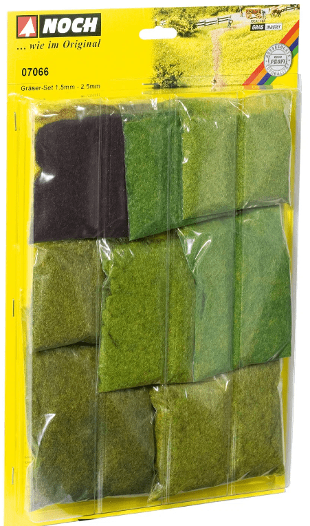 Noch Grass Fibres Assortment - Short [07066] - Hobbytech Toys
