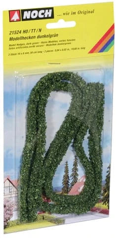 Noch Hedges - Dark Green 1x0.6x50cm (2pcs) [21524]