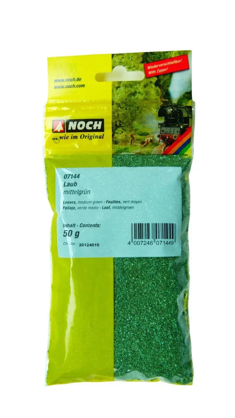 Noch Leaves Medium Green 50g [07144] - Hobbytech Toys