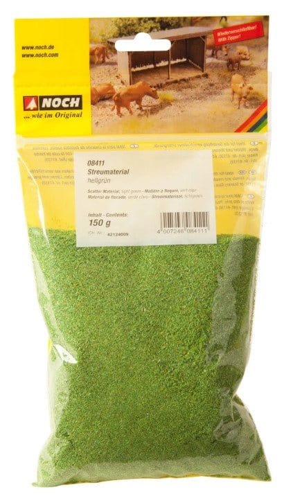 Noch Scatter Material - Light Green 150g [08411] - Hobbytech Toys