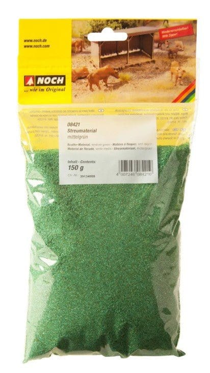 Noch Scatter Material - Medium Green 150g [08421] - Hobbytech Toys