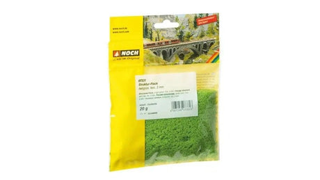Noch Structured Flock Bright Green Fine 3mm 20g [07331] - Hobbytech Toys