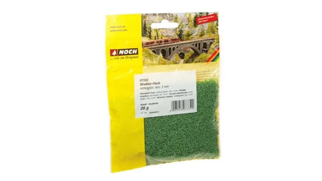 Noch Structured Flock Medium Green Fine 3mm 20g [07332] - Hobbytech Toys