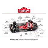 NSR 0232AW 1/32 Mercedes - AMG - Martini Racing Black #32 - Hobbytech Toys