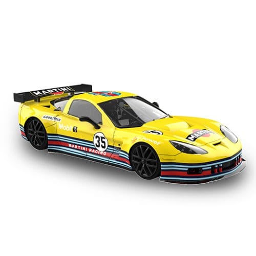 NSR 1/32 Corvette C6R – Martini Livery #35 Yellow Slot Car [0535SW]