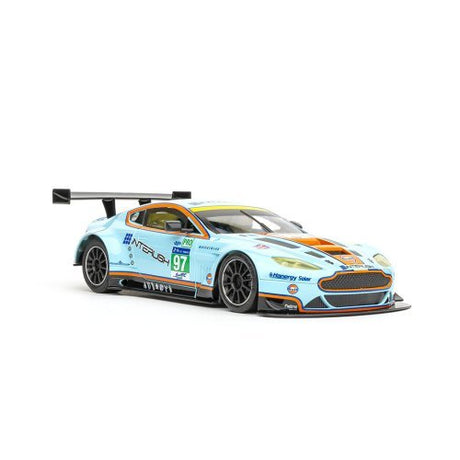 NSR 1/32 Aston Martin Vantage GT3 Gulf Le Mans 2014, #97 Slot Car [0500AW] - Hobbytech Toys