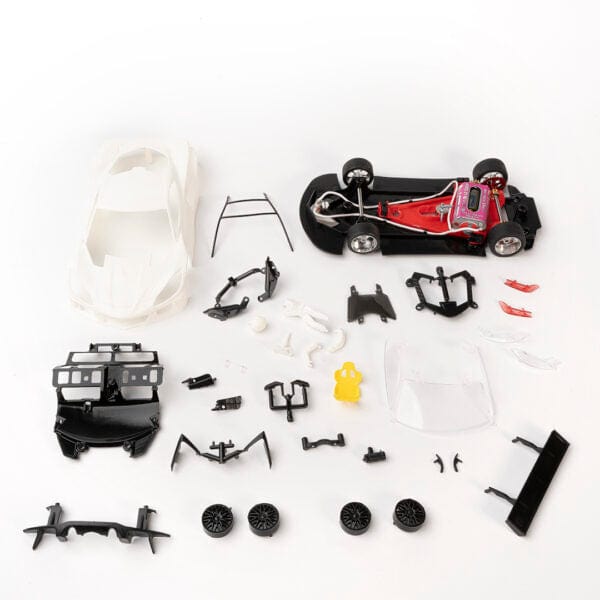 NSR Corvette C8.R White Slot Car Kit [0424AW]