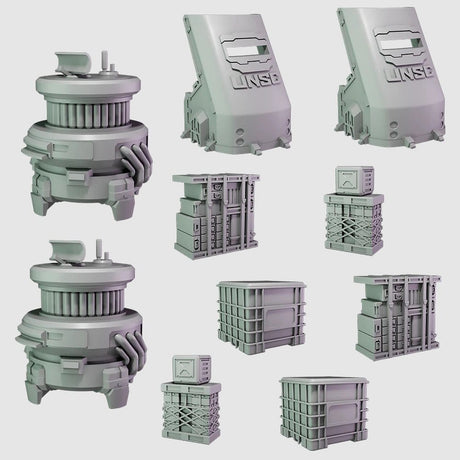 HALO Flashpoint - UNSC Scenery Set - Hobbytech Toys