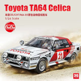 NuNu 1/24 Toyota Celica TA64 1985 Safari Rally Winner Plastic Model Kit - Hobbytech Toys