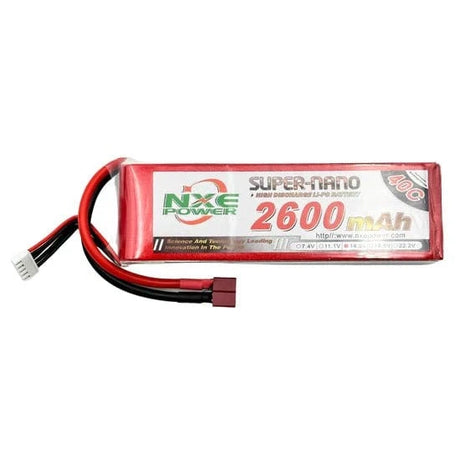 NXE 2600mah 4S 14.8v Softcase Lipo Battery - Deans - Hobbytech Toys