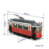 OcCre 1/24 Istanbul Tram Model Kit - Hobbytech Toys