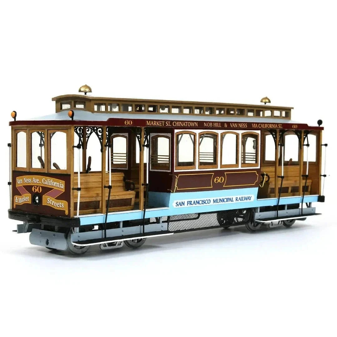 OcCre 1/24 San Francisco Tram Model Kit - Hobbytech Toys