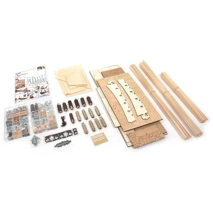 OcCre 1/50 The Flying Dutchman Wooden Model Ship Kit - Hobbytech Toys
