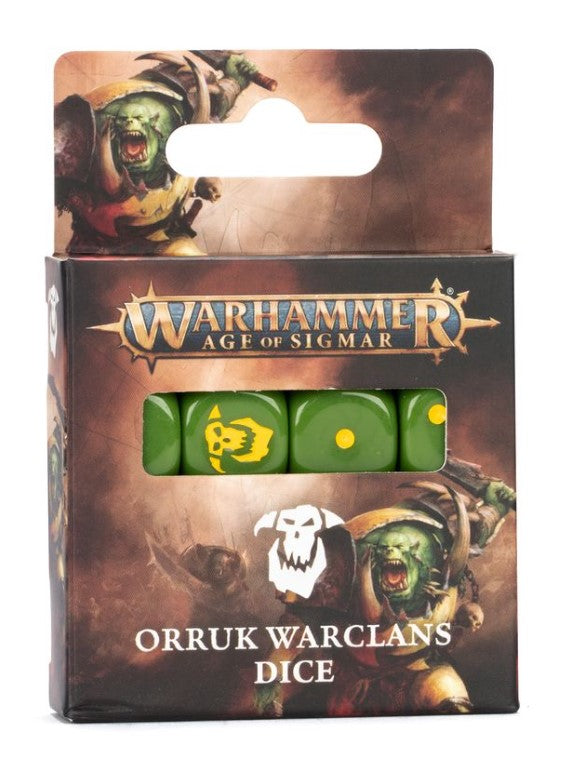 Warhammer Age Of Sigmar: Orruk Warclans Dice [89-94]