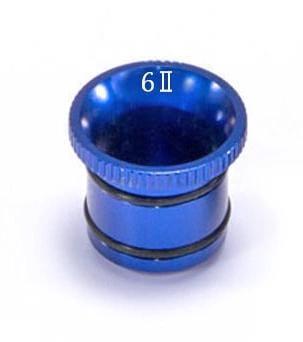 O.S. Engines B21 6mm Carburetor Reducer Blue OSM71534361