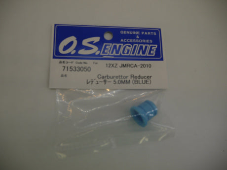 OS Engines Carburettor Reducer 5.0mm Blue