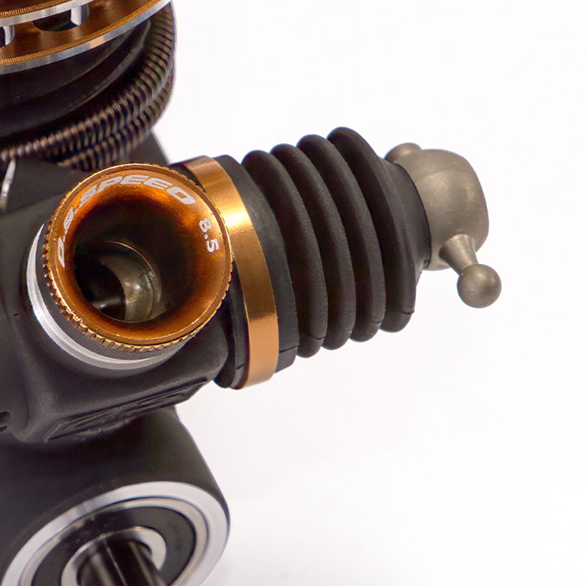 O.S. SPEED R21 Shimo Edition 3 carburetor close-up - OSM2FG81000