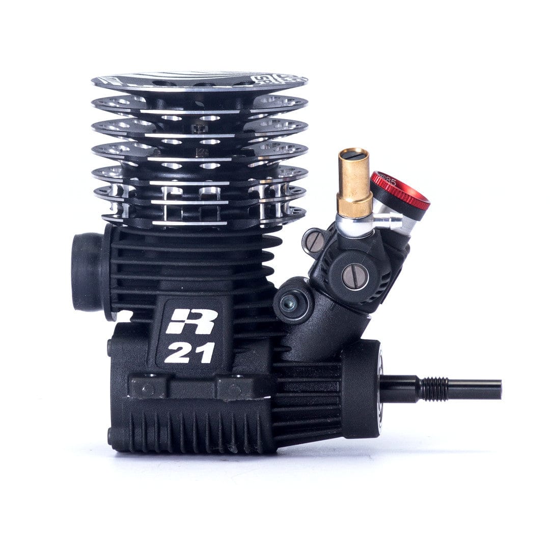OS Engines Speed R21 Euro II .21 Nitro On-Road Engine side view - Modelflight