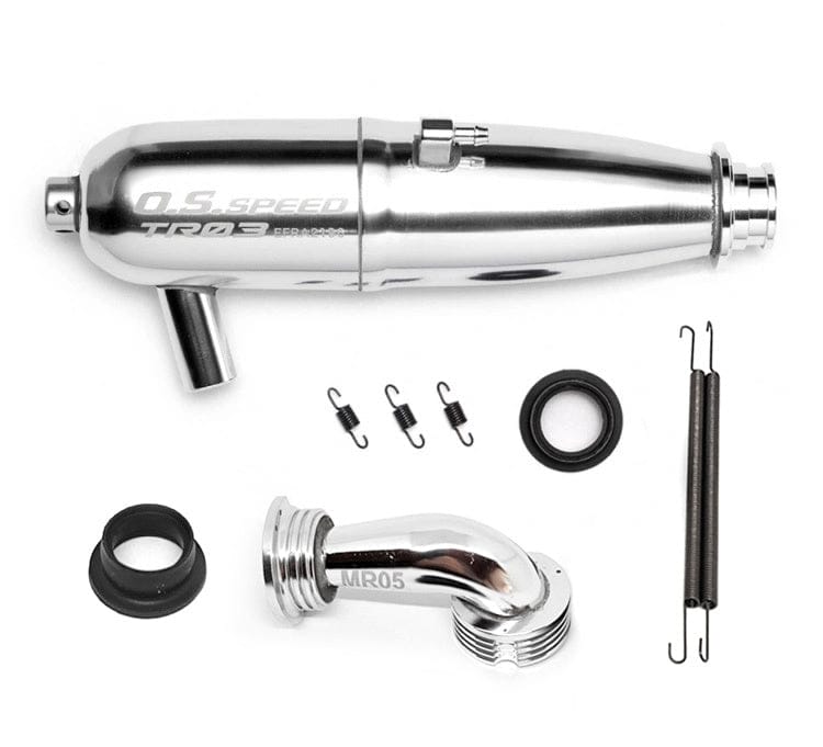 OS Engines TR03 On-Road 1/8 Tuned Pipe Set EFRA2196 MR05