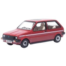 Oxford 1/76 Austin Mini Metro Emberglow (Princess Diana) (OO Scale) - Hobbytech Toys